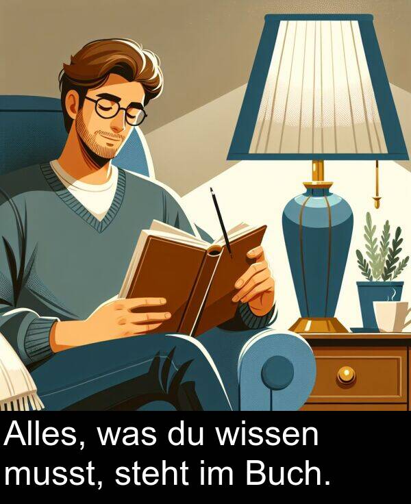 was: Alles, was du wissen musst, steht im Buch.