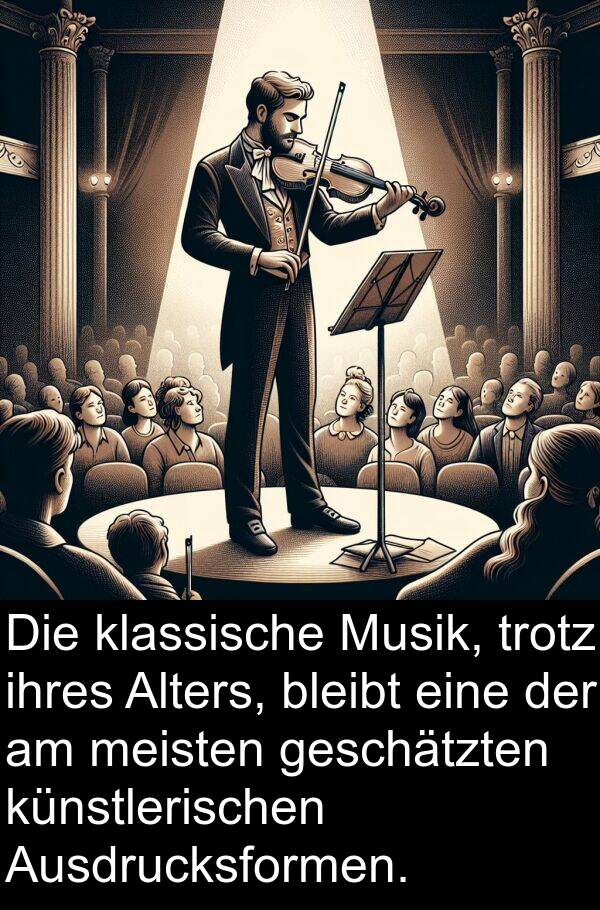 Ausdrucksformen: Die klassische Musik, trotz ihres Alters, bleibt eine der am meisten geschätzten künstlerischen Ausdrucksformen.