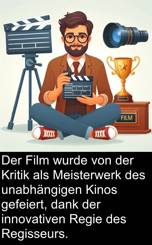 Kinos: Der Film wurde von der Kritik als Meisterwerk des unabhängigen Kinos gefeiert, dank der innovativen Regie des Regisseurs.