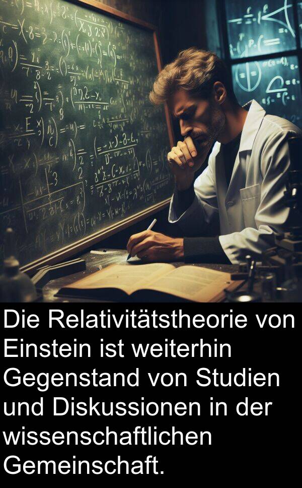 Diskussionen: Die Relativitätstheorie von Einstein ist weiterhin Gegenstand von Studien und Diskussionen in der wissenschaftlichen Gemeinschaft.