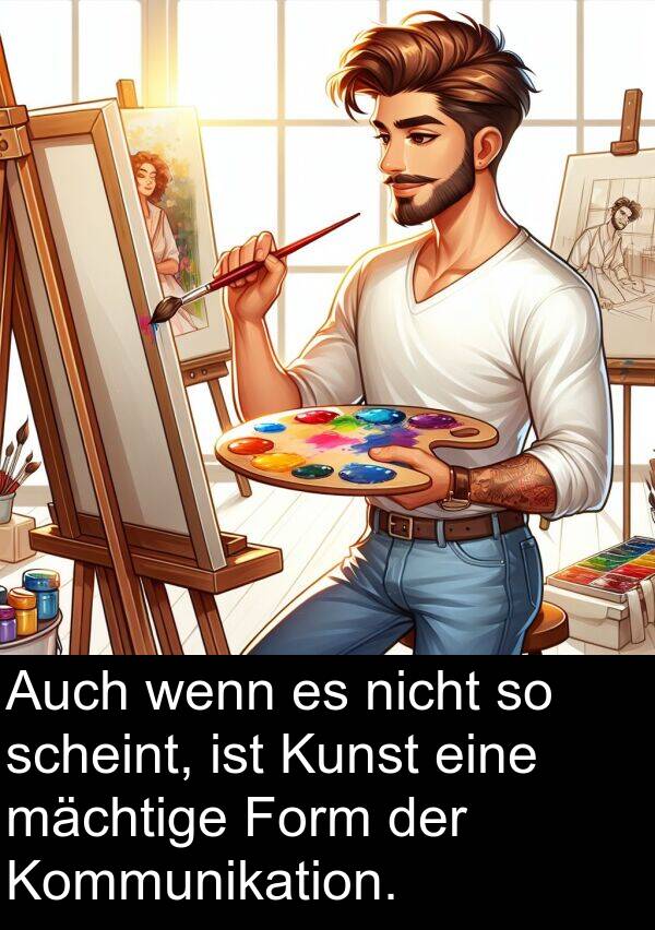 mächtige: Auch wenn es nicht so scheint, ist Kunst eine mächtige Form der Kommunikation.