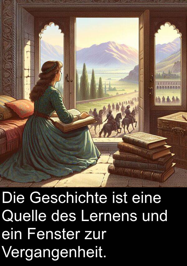 Vergangenheit: Die Geschichte ist eine Quelle des Lernens und ein Fenster zur Vergangenheit.