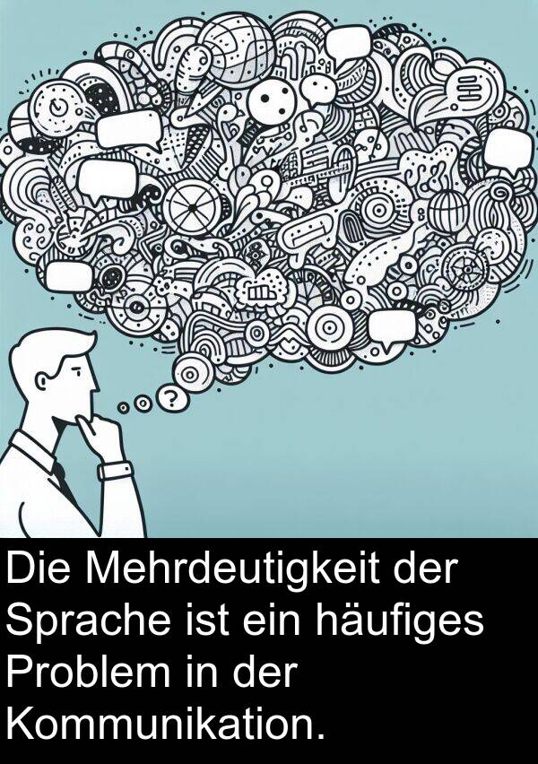 Kommunikation: Die Mehrdeutigkeit der Sprache ist ein häufiges Problem in der Kommunikation.