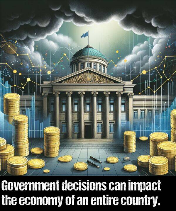 entire: Government decisions can impact the economy of an entire country.