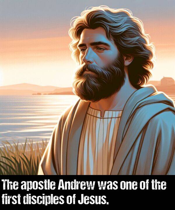 disciples: The apostle Andrew was one of the first disciples of Jesus.