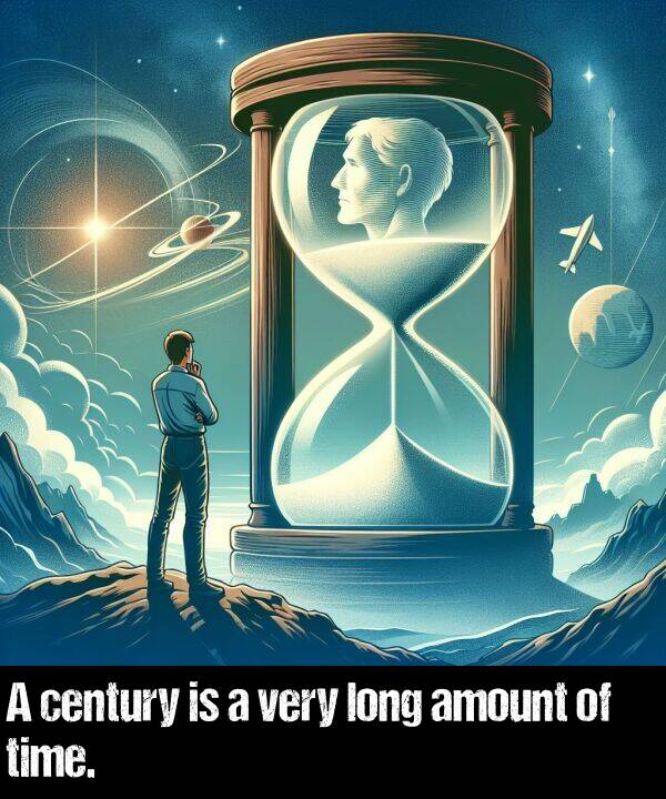 century: A century is a very long amount of time.