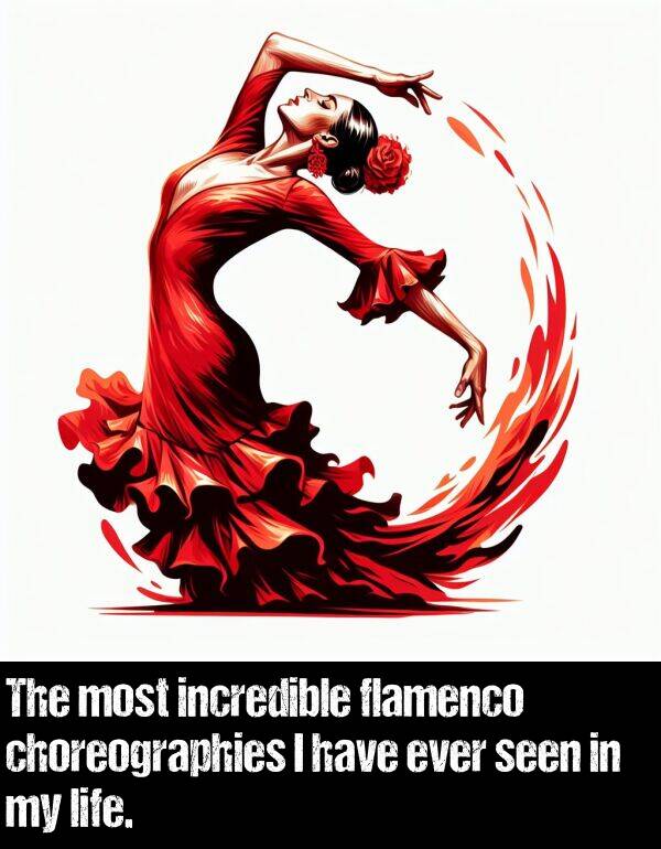 ever: The most incredible flamenco choreographies I have ever seen in my life.