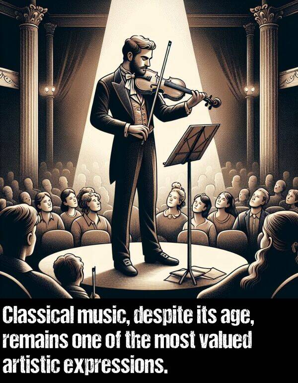 music: Classical music, despite its age, remains one of the most valued artistic expressions.