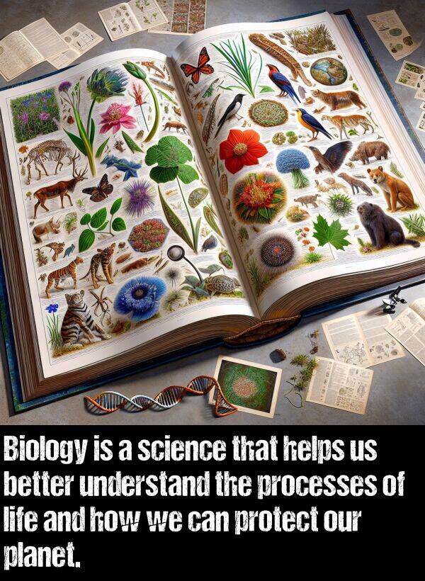 how: Biology is a science that helps us better understand the processes of life and how we can protect our planet.