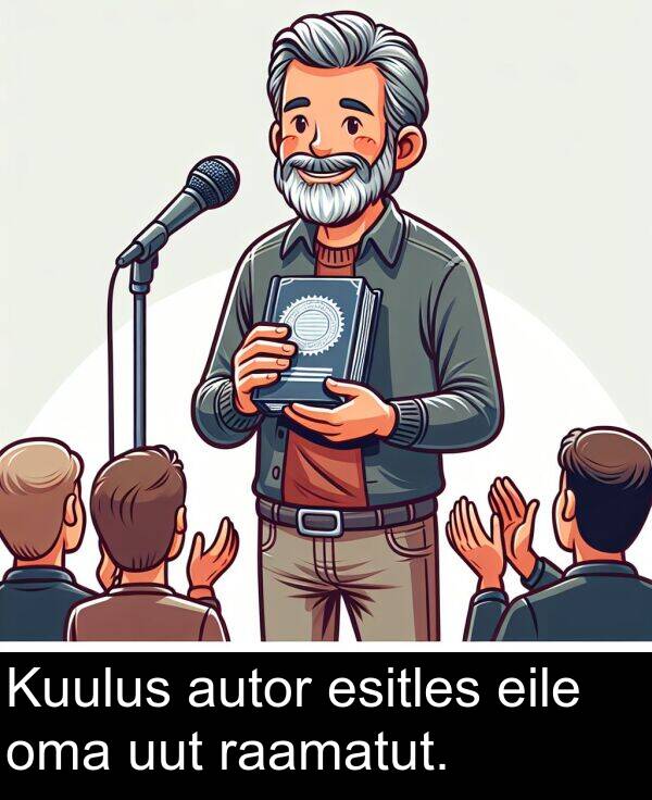 raamatut: Kuulus autor esitles eile oma uut raamatut.