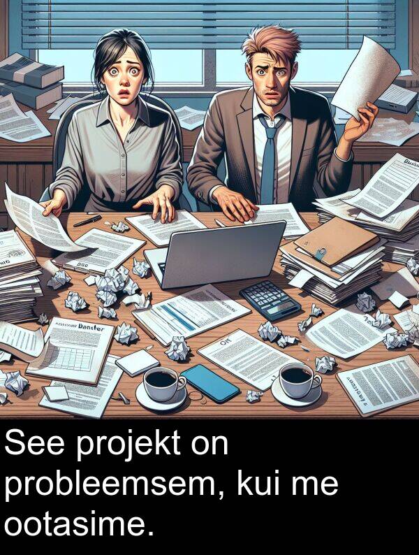 ootasime: See projekt on probleemsem, kui me ootasime.