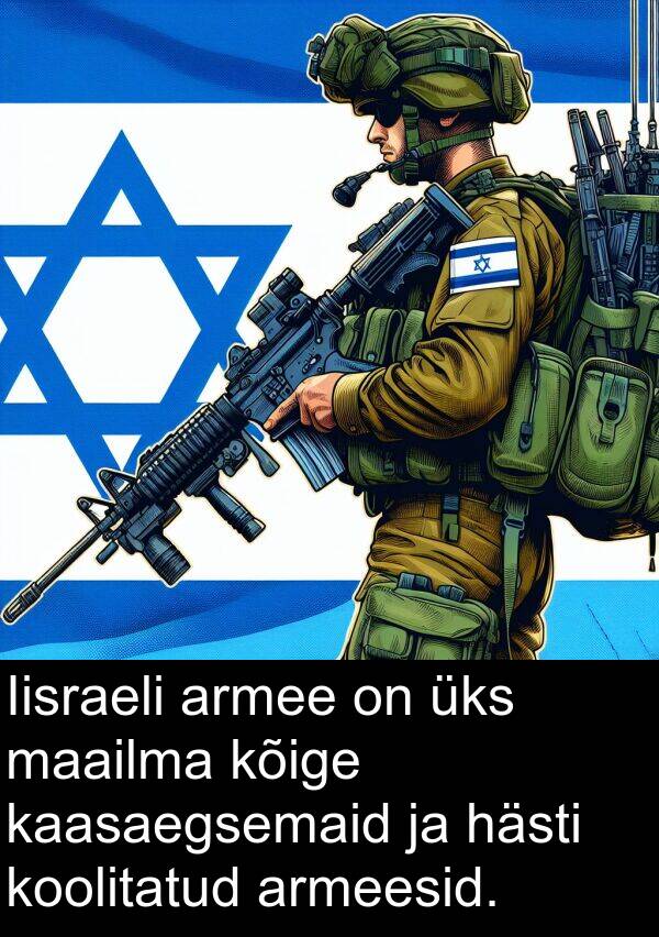 maailma: Iisraeli armee on üks maailma kõige kaasaegsemaid ja hästi koolitatud armeesid.