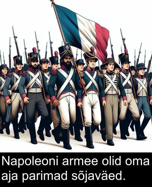 aja: Napoleoni armee olid oma aja parimad sõjaväed.