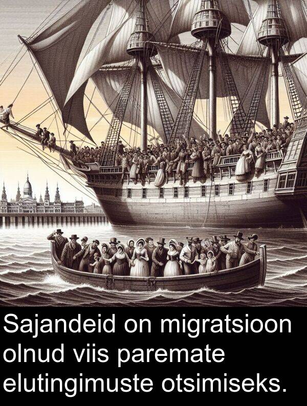 olnud: Sajandeid on migratsioon olnud viis paremate elutingimuste otsimiseks.