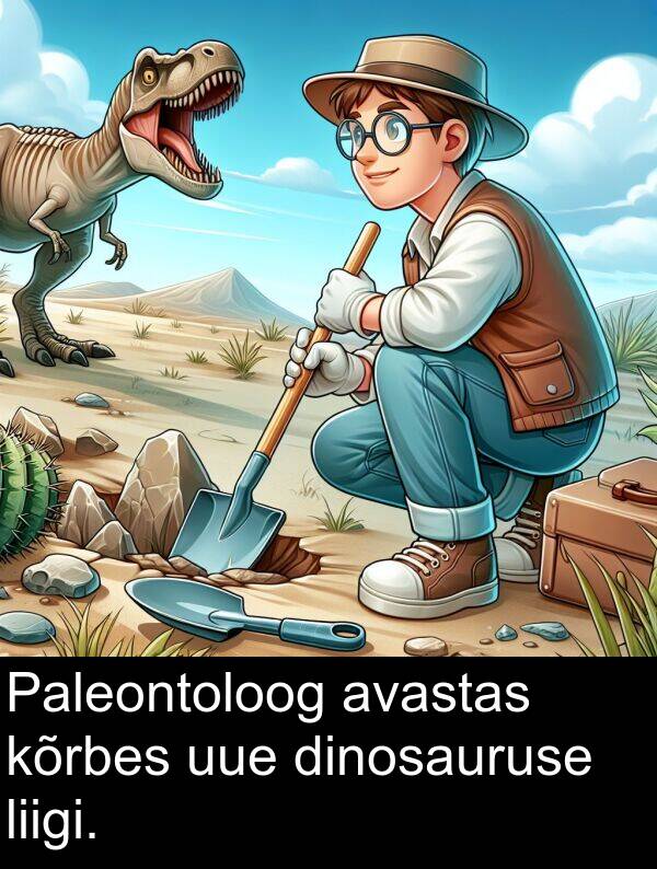 uue: Paleontoloog avastas kõrbes uue dinosauruse liigi.