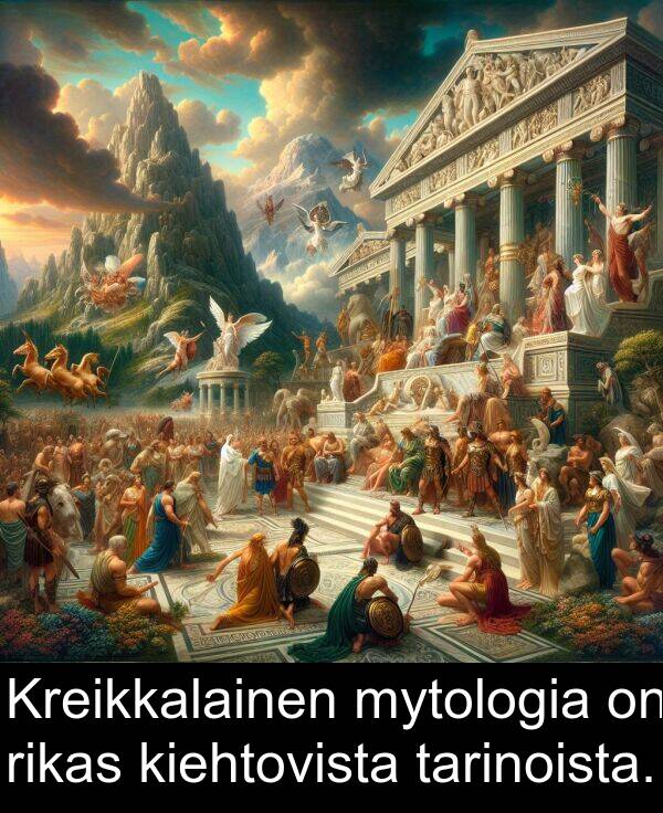 kiehtovista: Kreikkalainen mytologia on rikas kiehtovista tarinoista.