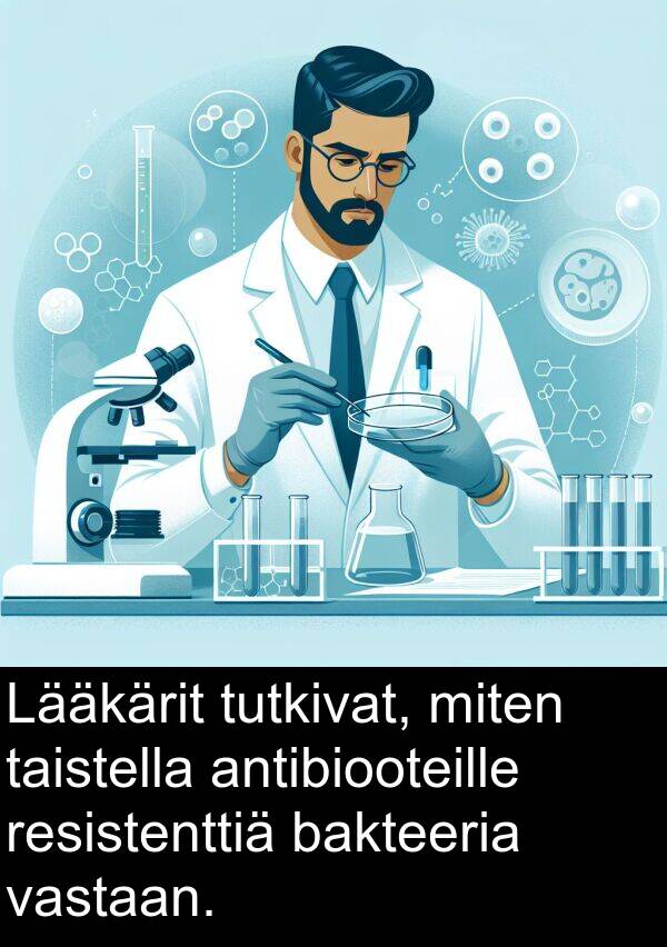 bakteeria: Lääkärit tutkivat, miten taistella antibiooteille resistenttiä bakteeria vastaan.