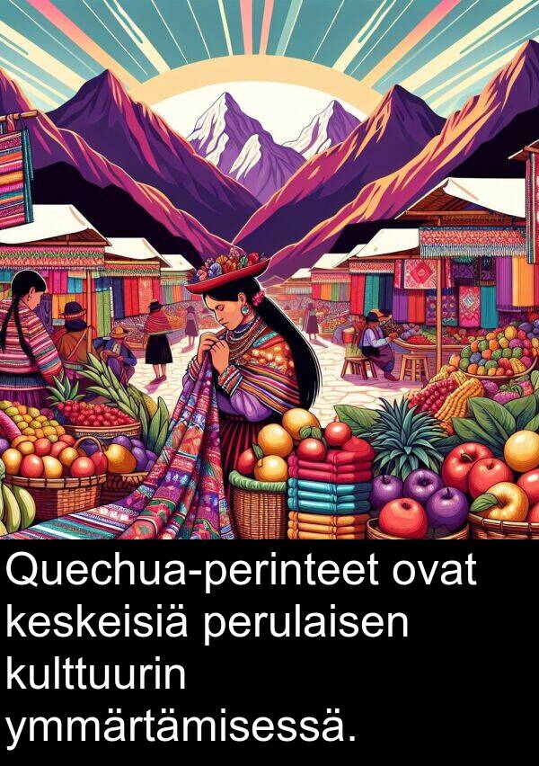 ymmärtämisessä: Quechua-perinteet ovat keskeisiä perulaisen kulttuurin ymmärtämisessä.