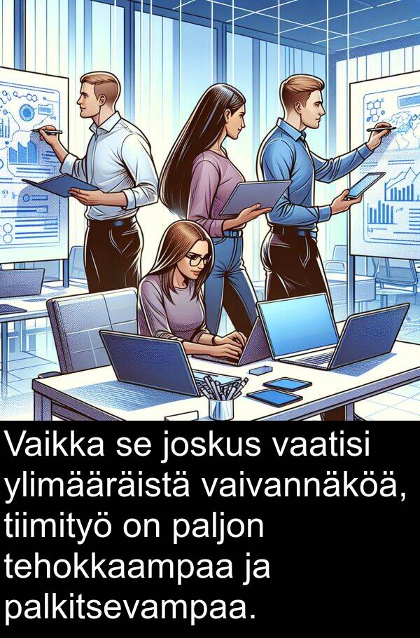 vaatisi: Vaikka se joskus vaatisi ylimääräistä vaivannäköä, tiimityö on paljon tehokkaampaa ja palkitsevampaa.