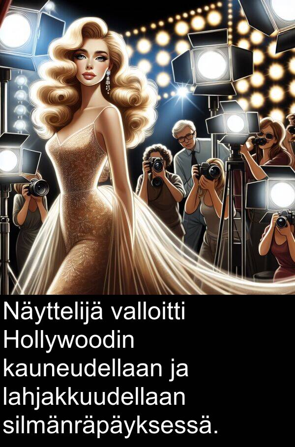 valloitti: Näyttelijä valloitti Hollywoodin kauneudellaan ja lahjakkuudellaan silmänräpäyksessä.