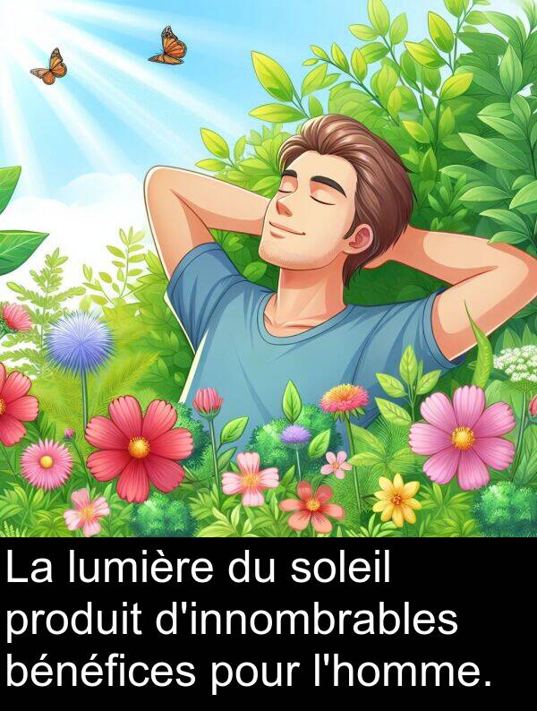 lumière: La lumière du soleil produit d'innombrables bénéfices pour l'homme.