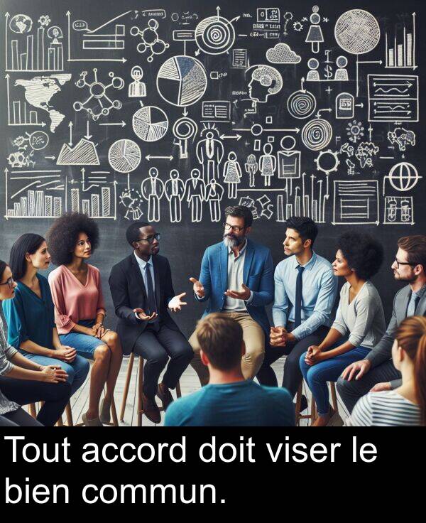 accord: Tout accord doit viser le bien commun.