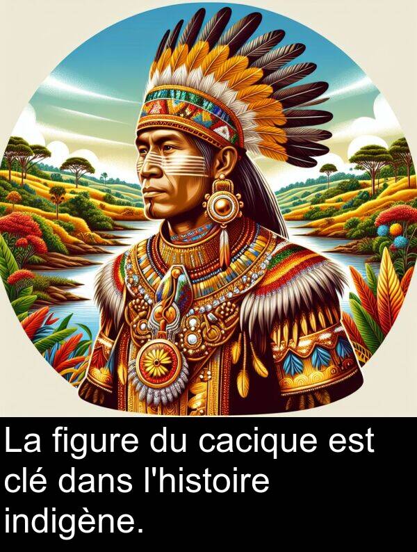 figure: La figure du cacique est clé dans l'histoire indigène.