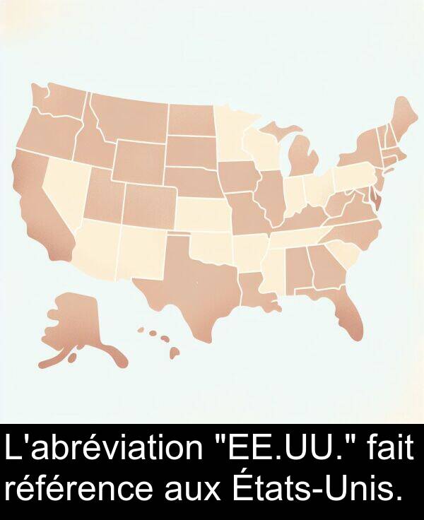 fait: L'abréviation "EE.UU." fait référence aux États-Unis.