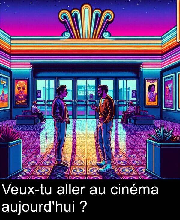 aller: Veux-tu aller au cinéma aujourd'hui ?