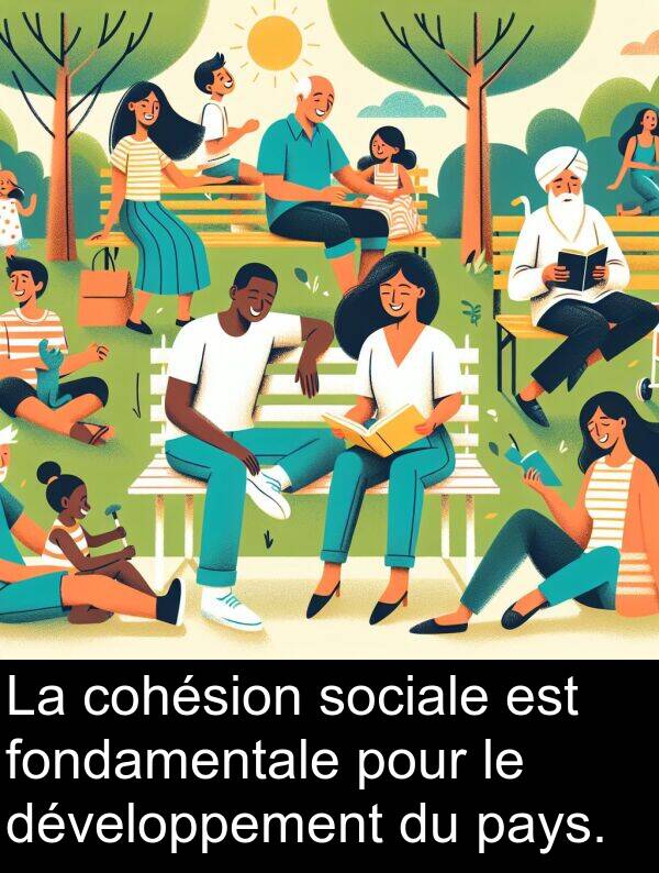 sociale: La cohésion sociale est fondamentale pour le développement du pays.