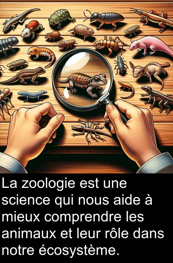 science: La zoologie est une science qui nous aide à mieux comprendre les animaux et leur rôle dans notre écosystème.