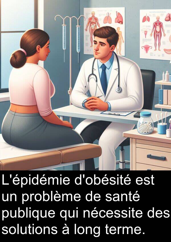 santé: L'épidémie d'obésité est un problème de santé publique qui nécessite des solutions à long terme.