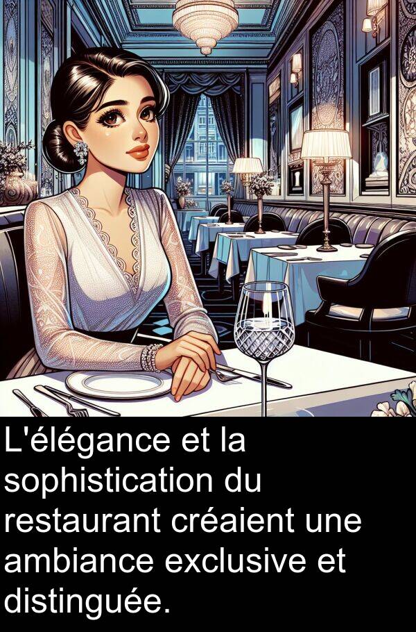 restaurant: L'élégance et la sophistication du restaurant créaient une ambiance exclusive et distinguée.