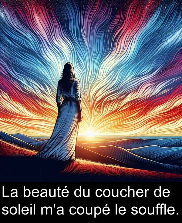 beauté: La beauté du coucher de soleil m'a coupé le souffle.