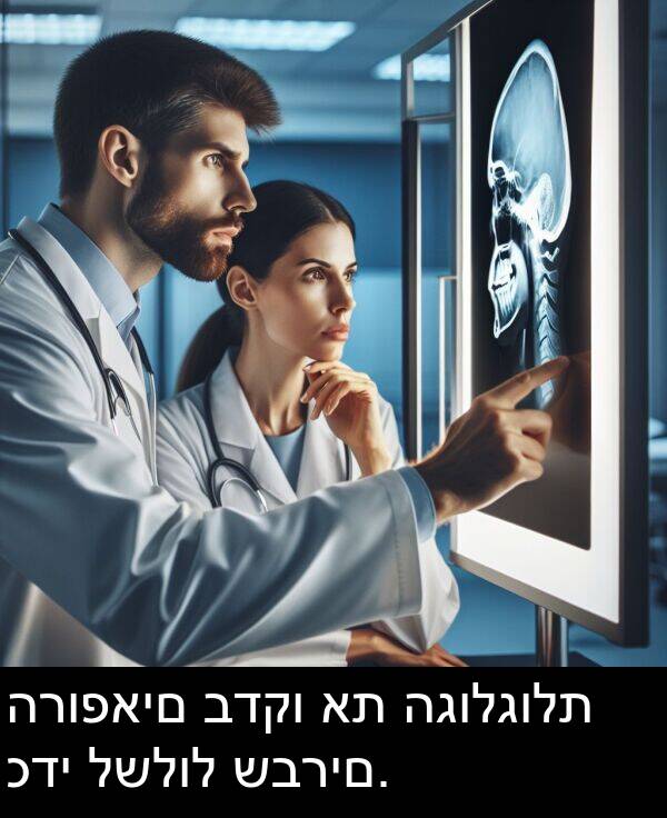 שברים: הרופאים בדקו את הגולגולת כדי לשלול שברים.