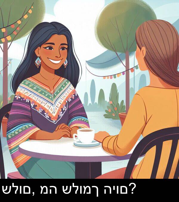 היום: שלום, מה שלומך היום?