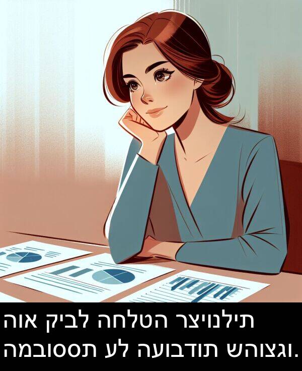 שהוצגו: הוא קיבל החלטה רציונלית המבוססת על העובדות שהוצגו.