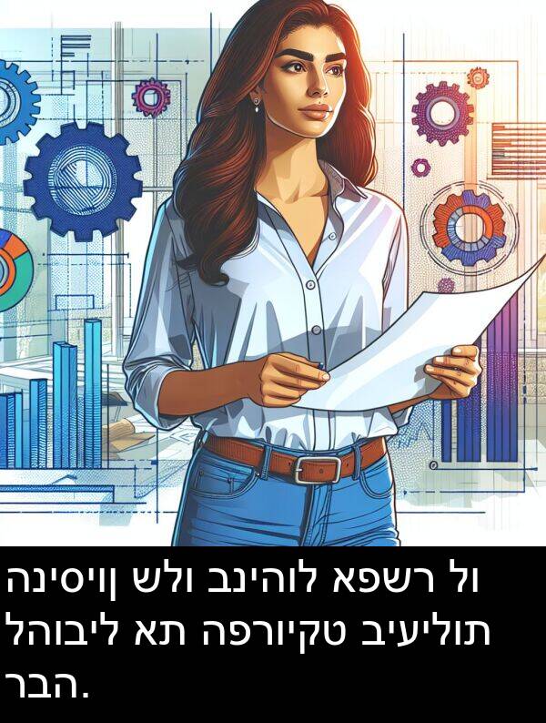 להוביל: הניסיון שלו בניהול אפשר לו להוביל את הפרויקט ביעילות רבה.