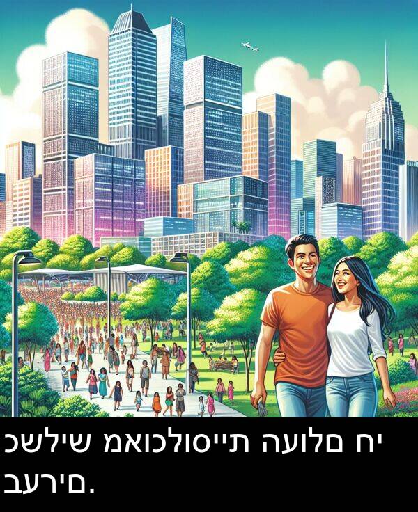 מאוכלוסיית: כשליש מאוכלוסיית העולם חי בערים.