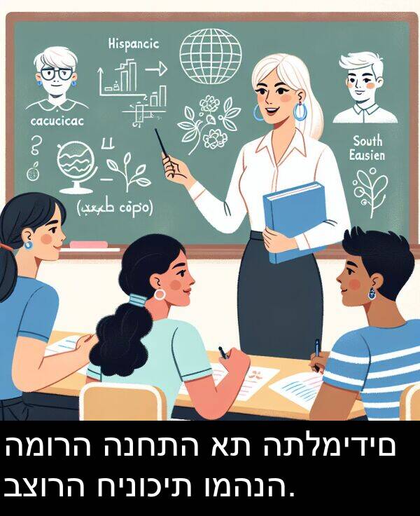 חינוכית: המורה הנחתה את התלמידים בצורה חינוכית ומהנה.