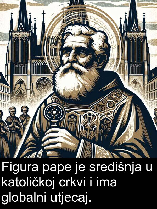 pape: Figura pape je središnja u katoličkoj crkvi i ima globalni utjecaj.