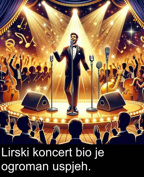 bio: Lirski koncert bio je ogroman uspjeh.