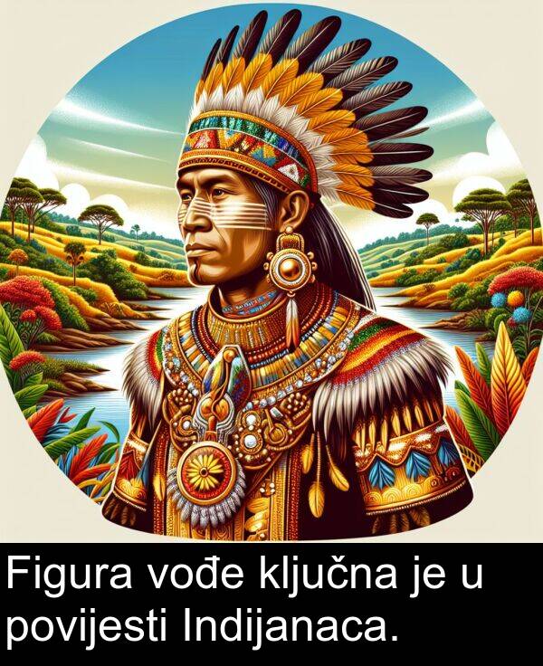 ključna: Figura vođe ključna je u povijesti Indijanaca.