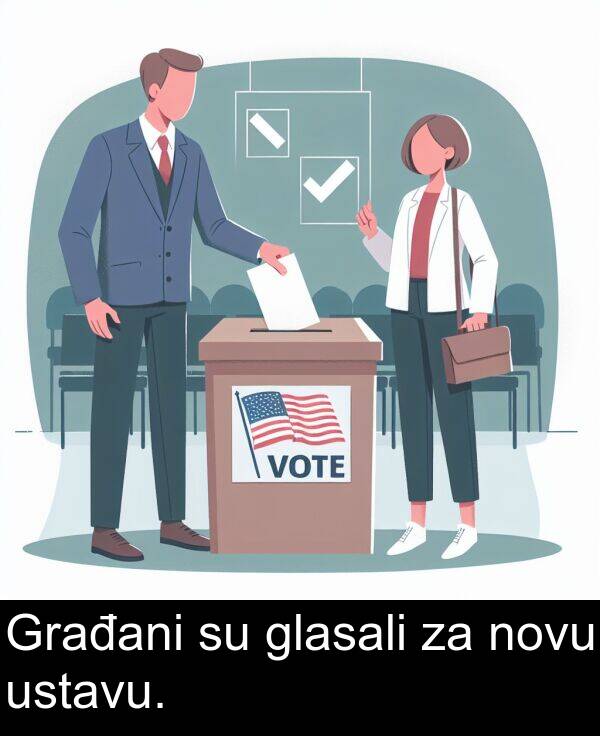 glasali: Građani su glasali za novu ustavu.