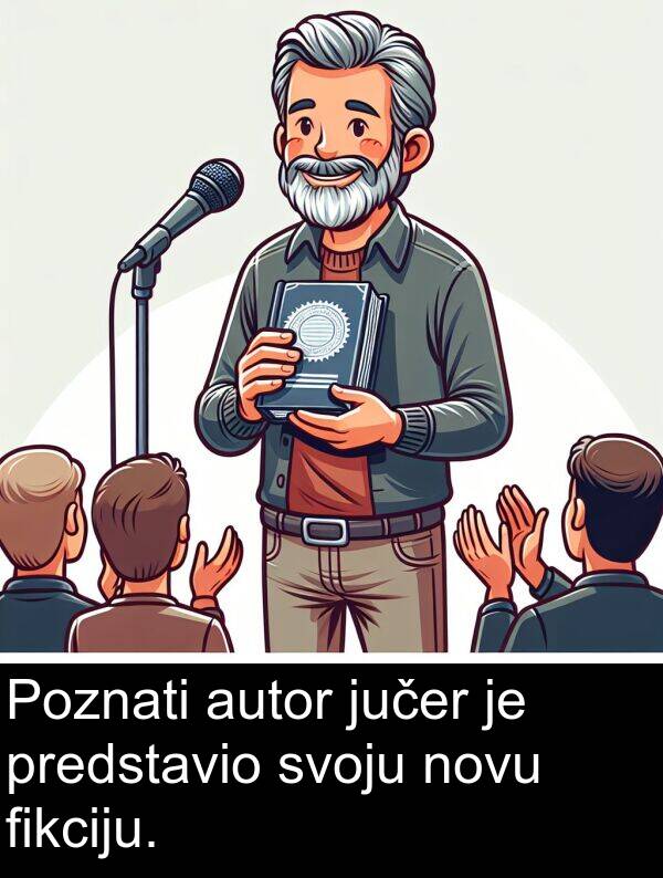 jučer: Poznati autor jučer je predstavio svoju novu fikciju.