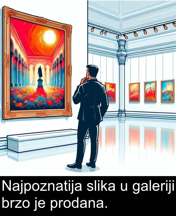 galeriji: Najpoznatija slika u galeriji brzo je prodana.