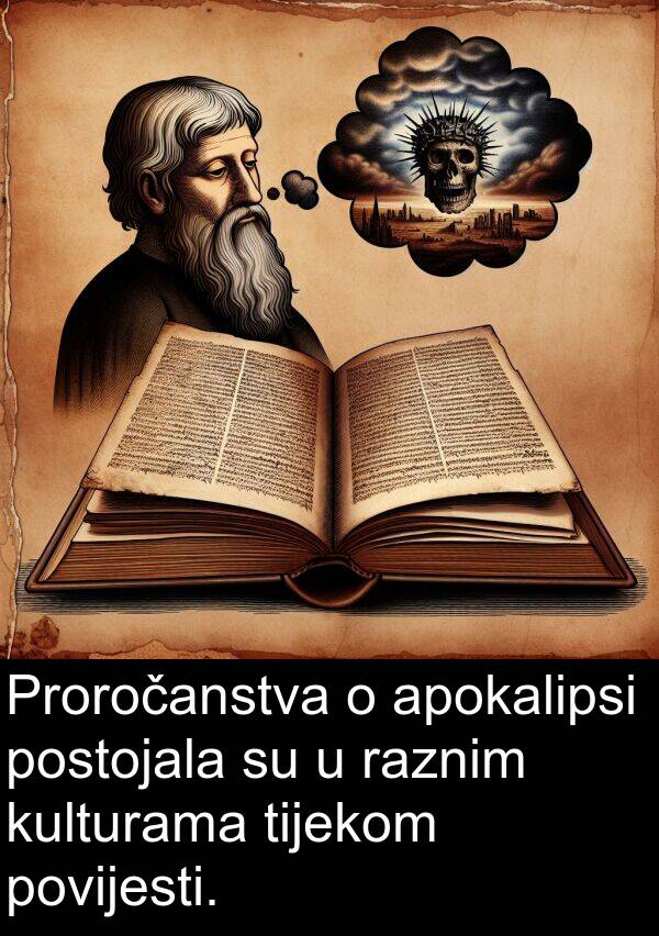 raznim: Proročanstva o apokalipsi postojala su u raznim kulturama tijekom povijesti.