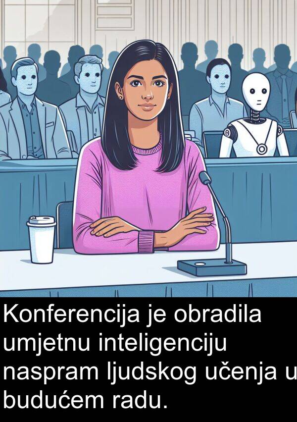 radu: Konferencija je obradila umjetnu inteligenciju naspram ljudskog učenja u budućem radu.