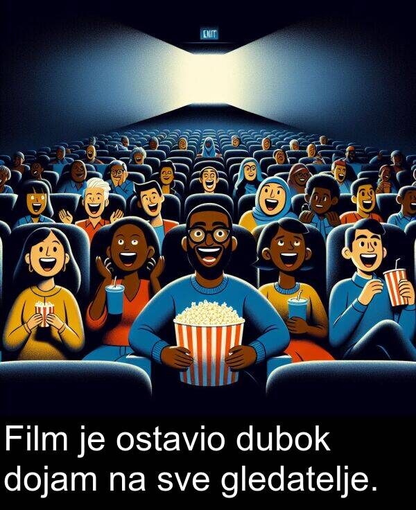 gledatelje: Film je ostavio dubok dojam na sve gledatelje.