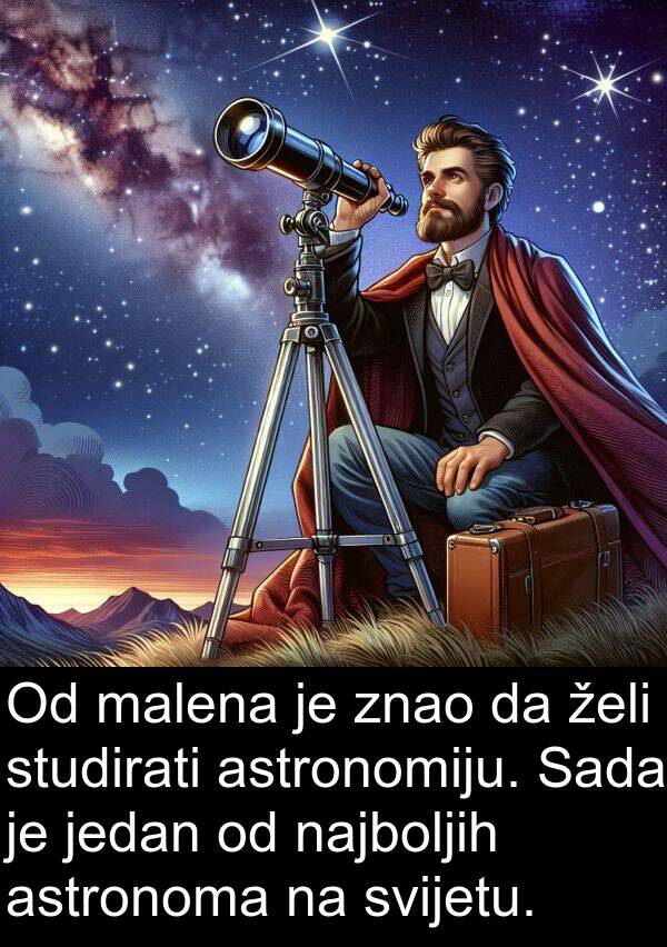 najboljih: Od malena je znao da želi studirati astronomiju. Sada je jedan od najboljih astronoma na svijetu.